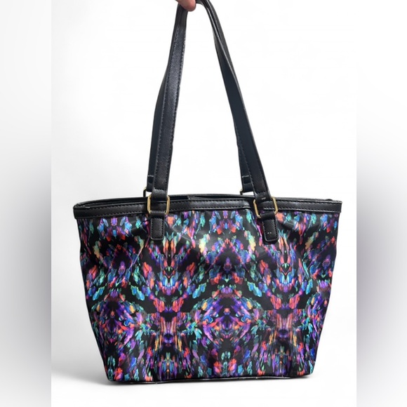 Nicole Miller Vibrant Multicolor Shoulder Bag - Picture 2 of 9